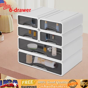13.4*9.8*13 in PP Rectangular Desktop Organizer Office 6-drawer Organizer - Picture 1 of 5