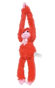 1 peluche rosso 18" scimmia appesa ANIMALE DI PELUCHE scimmie morbide VALENTINES GIORNO Nuovo - Foto 1 di 4