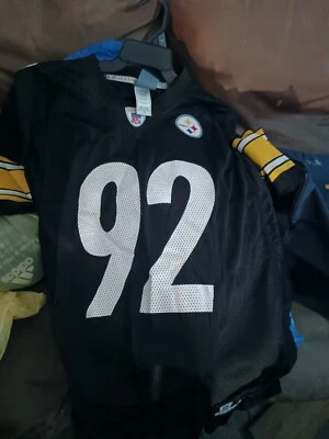 Camiseta auténtica de los Steelers de la NFL 92 Harrison Foto 1 de 4