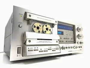 PIONEER CT F1250 3 Head Stereo Tape Deck BLUE LINE Vintage 1979 WORK Good Look - Bild 1 von 12