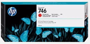 HP 746 300-ml Chromatic Red DesignJet Ink Cartridge, P2V81A - Picture 1 of 1