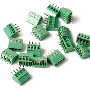 20PCS 2.54mm 4P PCB Screw Wire Terminal Block 24-12AWG 150V6A CE Rohs - Picture 1 of 6