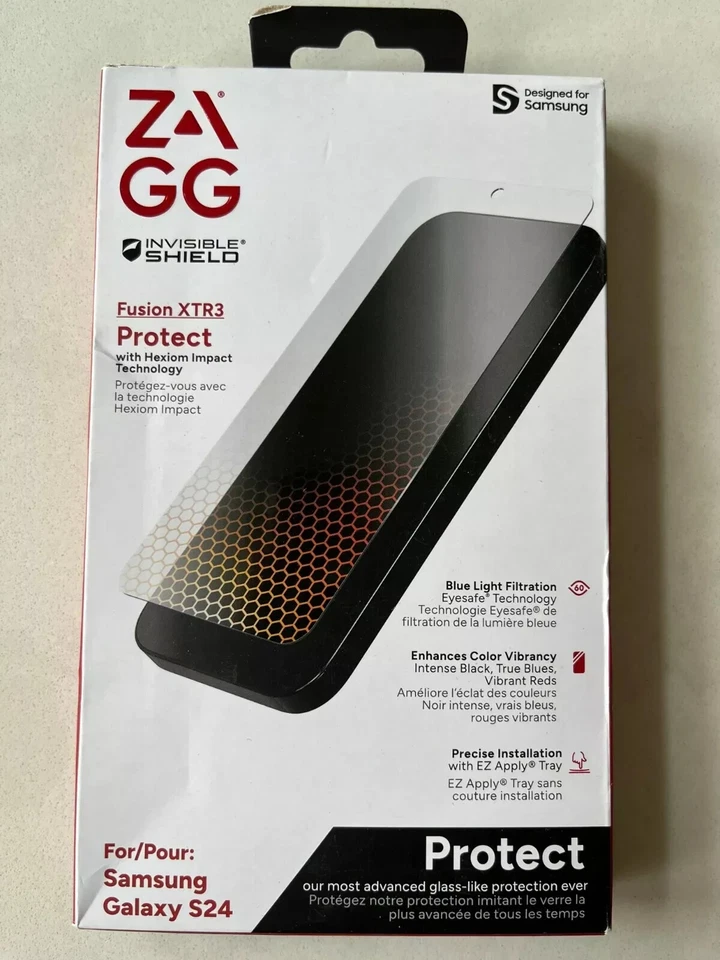 ZAGG InvisibleShield Fusion XTR3  Screen Protector for Samsung Galaxy S24 - Image 1 of 1