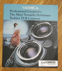 Vintage 1970s Yashica TLR Camera advertising brochure - Picture 1 of 1