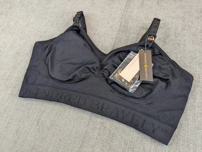 NWT Kindred Bravely Sublime Nursing Bra Womens 1X Busty Black Maternity - Image 1 of 4