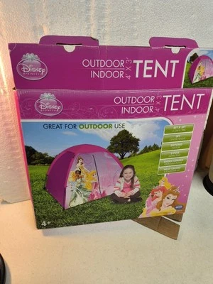 Disney Princess Youth Indoor / Outdoor Dome Tent with Floor 3' X 4'  EZ Setup - Image 1 of 2