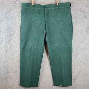 Vintage Johnson Woolen Mills Hose Herren 40x27 Fichtengrün Wolle Jagd Wandern USA - Bild 1 von 8