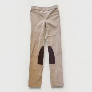Gymboree Size Girls 8 Girls Riding Pony Club Pants Khaki Ponte - Picture 1 of 5
