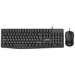 3x InLine® Basic Desktop II, Tastatur-Maus Set, USB-Kabel, Standard DE Layout - Bild 1 von 4