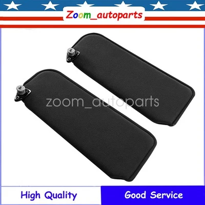 For 93-02 New Chevy CAMARO Pontiac Firebird sun visor set BLACK w/o mirror PAIR Foto 1 de 4