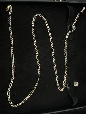 Figaro 24-inch 10K Solid Gold Chain - Image 1 of 2