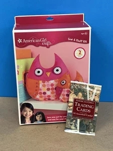 Nuevo Lote Sellado American Girl Coser y Stuff Búho Artesanía Kit con Paquete de Tarjetas Coleccionables - Imagen 1 de 5