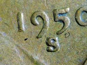 1950-S RPM#4 S/S North FS-504 Lincoln Wheat Cent~ - Picture 1 of 4