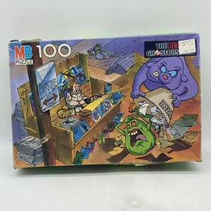 The Real Ghostbusters Puzzle 100 Pezzi Vintage 1987 MB Giochi Completo 14 - Foto 1 di 7