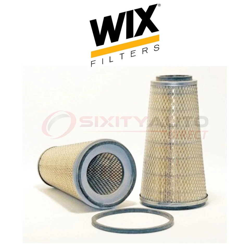 WIX Air Filter for 1981-2001 Mack MS250P Mid-Liner 5.5L 6.2L L6 - Filtration qj - Изображение 1 из 4