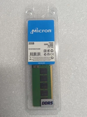 Micron MTC20F2085SR1C 32GB DDR5 RDimm Nuevo Precintado Foto 1 de 2