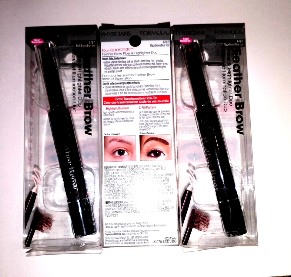 Physicians formula Feather Brow Highlighter Black Brown 6787 Pack Of 3 - Image 1 of 1