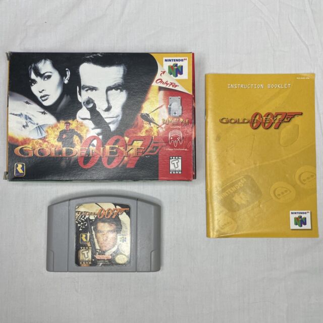 GoldenEye 007 Video Games with Manual for sale