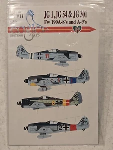ECL48011 1:48 Eagle Editions Fw190A-8's and Fw190A-9's of JG1, JG54 & JG301 - Bild 1 von 2