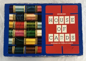 House Of Cards By Charles Eames Medium-Size 30 Cards (missing 2) 1992 Vintage - Bild 1 von 19