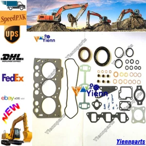 3TNE68 3TNE68C Overhaul Gasket Kit For Yanmar engine w/ valve intake exhaust - Picture 1 of 4