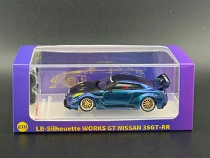 CM Model Nissan LBWK Super silhouette 35RR Chameleon with Carbon Hood 1/64 - Picture 1 of 13