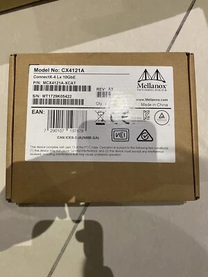 Mellanox CX4121A MCX4121A-XCAT ConnectX-4 10Gigabit Ethernet ADAPTER CARD PCIE - Image 1 of 3