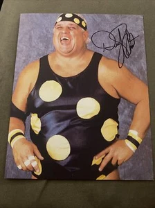 Dusty Rhodos handsigniert 8 x 10 Foto WWF Tupfen Promo Bild - Bild 1 von 3