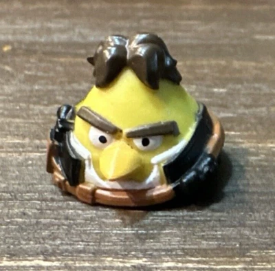 Figura de juguete Angry Bird Star Wars Han Solo Hasbro 2012 mini amarillo Foto 1 de 4