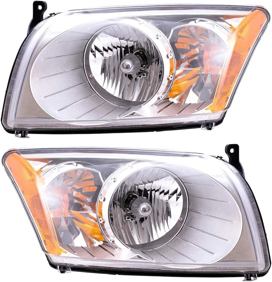 Dodge Caliber 2007 2008 2009 2010 2011 2012 par faros y bombillas izquierda y derecha Foto 1 de 4