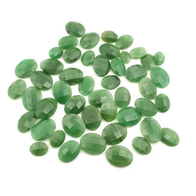 15 Pcs 102 Cts Natural Aventurine Gemstone Pear Faceted Lot 10-14.50x14-20 mm - Image 1 of 4