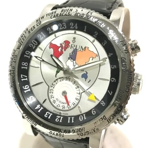 CORUM 983.201.20 Automatic Classical GMT Men's Wristwatch Silver/Black - Picture 1 of 8