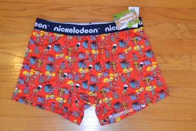 Nickelodeon Hey Arnold Christmas Men's Boxer Brief Size: X-Large (XL) NWT! - Image 1 of 4