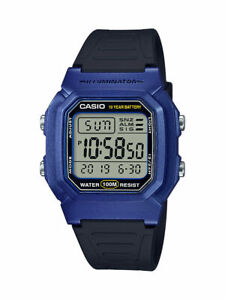 Casio W800HM Men's Resin Band Alarm Chronograph Digital Watch