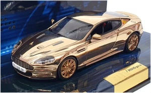 Minichamps 1/43 Scale 436 137621 - Aston Martin DBS James Bond 007 - Gold Plated - Picture 1 of 5