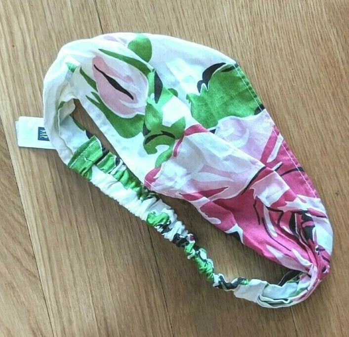 Nuevo con etiquetas Diadema Gap Kids Marrón Tostado Rosa Verde Floral Rosa Banda para el Cabello Pascua Foto 1 de 1