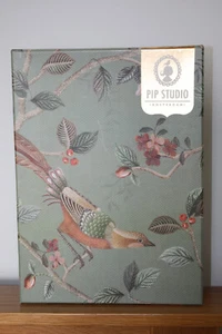Pip Studio ~ GOOD NIGHTINGDALE ~ single duvet cover set 200TC BNWT boxed Green - Picture 1 of 4