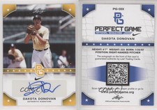 2015 Leaf Perfect Game National Showcase Gold /50 Dakota Donovan #PG-DD1 Auto