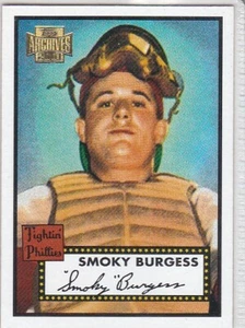 GS) 2001 Topps Archives Baseball Trading Card - Smoky Burgess - #312 - Picture 1 of 2