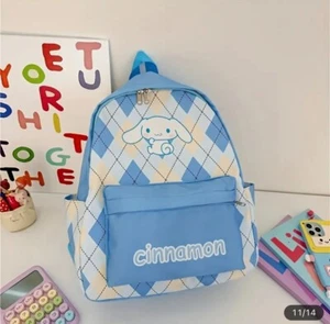 Sanrio Cinnamoroll Patterned BackPack Bag Blue Back To School Kawaii (large) - Picture 1 of 4