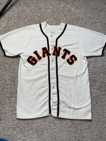 Vintage San Francisco Giants Jersey Empire Heavy Cotton Mens Large Cover