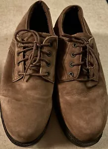 Coleman Dry Mens Size 7 1/2 Brown Suede Shoes Tie Up....Comfort... - Picture 1 of 8