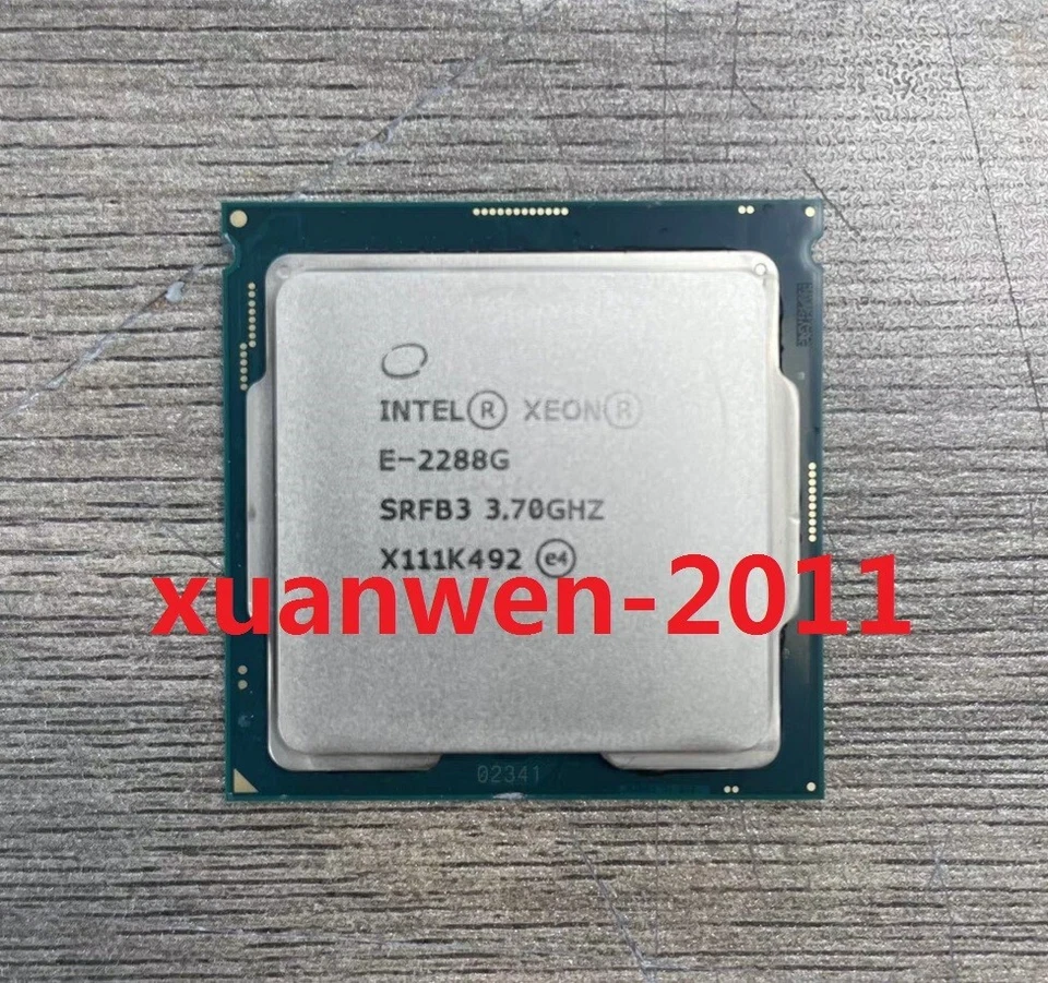 Intel Xeon E-2288G Official Version 3.70GHZ 8 Core 16 Thread 16MB LGA 1151 CPU - Image 1 of 1