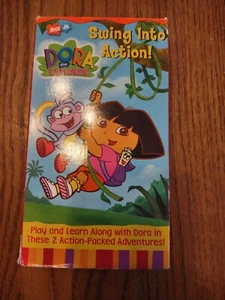 Dora The Explorer Swing Into Action! Vhs Tape - Picture 1 of 6