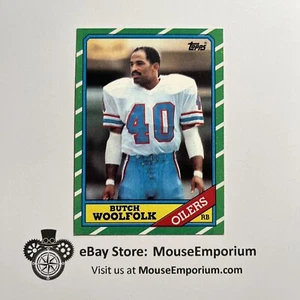 1986 Topps Butch Woolfolk #352 Houston Oilers - Picture 1 of 2
