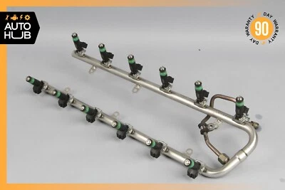 Carril inyector de combustible 03-14 Mercedes W221 S600 CL600 S65 AMG M275 2750700695 OEM Foto 1 de 4