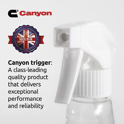 Trigger Spray Heads White Canyon 28mm 410 Fitting Cleaning Valeting Pack 10 • 9.95£
