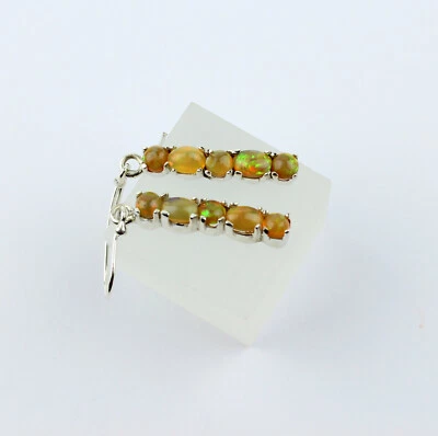 Esclusivo Welo Opale Orecchini Pendenti Accessorio di Pietre Etiopia Gioco - Immagine 1 di 4