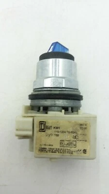 SQUARE  9001-KS11J1L 2 POSITION  ILLUMINATED SELECTOR SWITCH 110-120V 50-60HZ - Image 1 of 3