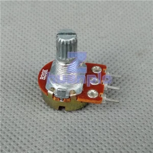 2PC OHM 15mm 20K Taper Potentiometer Pot B20K RD1480-01B - Picture 1 of 1